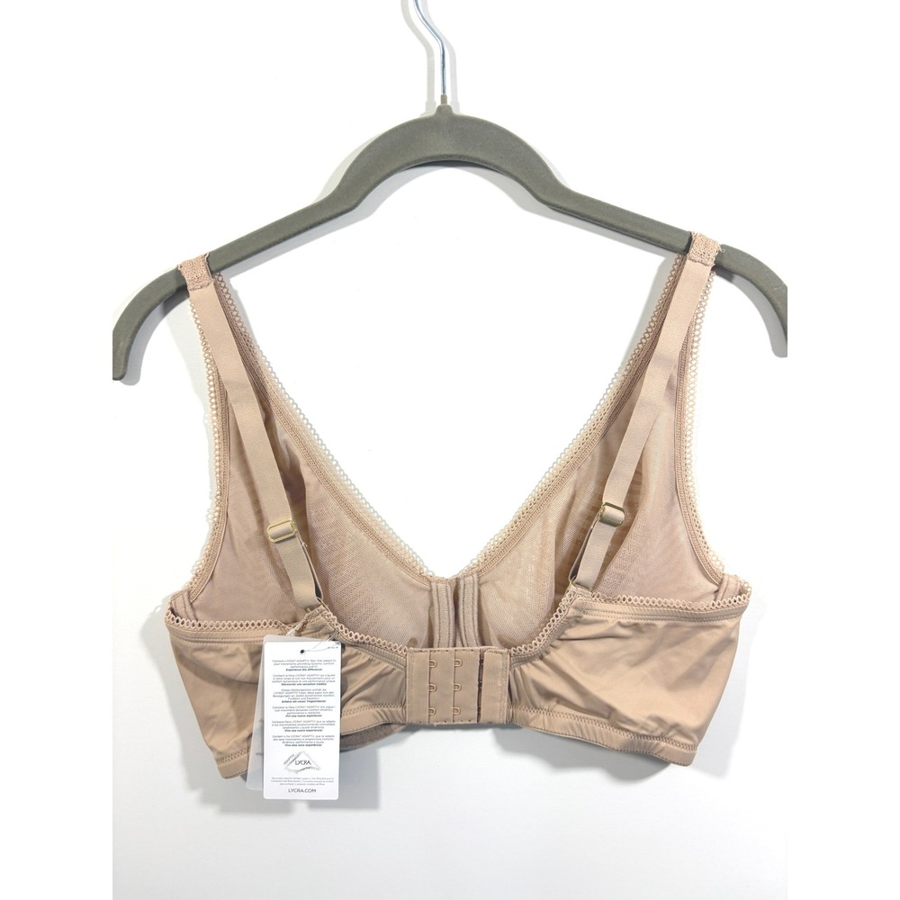 Natori Revive Full Fit Sheer Mesh Underwire Bra Cafe Beige 734304 36DD - Picture 8 of 8